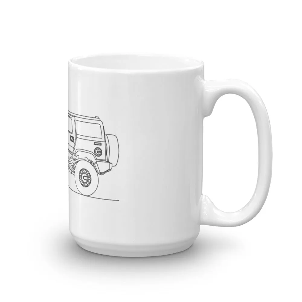 Hummer H2 Silhouette Mug