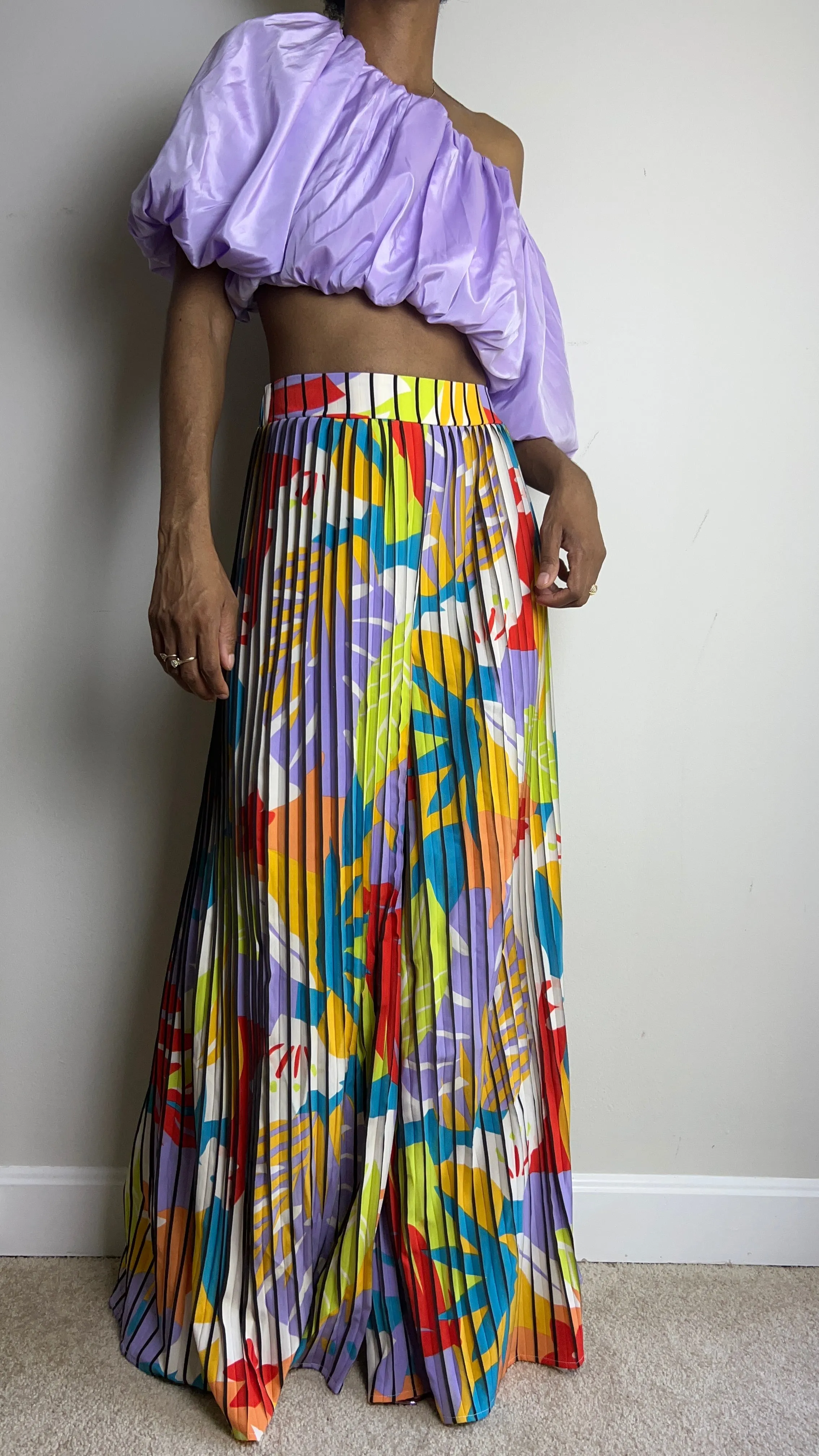 In The Tropics Pleated Pants