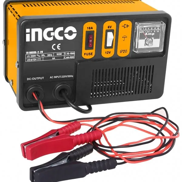 Ingco Battery Charger with 6A Rated Current - ING-CB1501