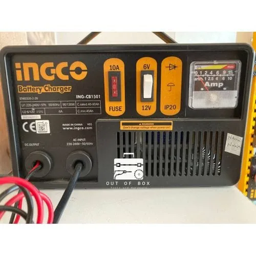 Ingco Battery Charger with 6A Rated Current - ING-CB1501