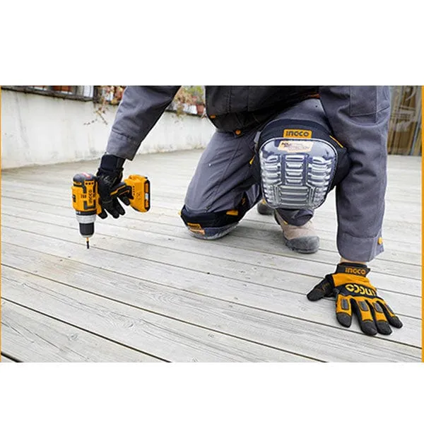 Ingco Safety Kneepads with Impact-Resistant Shell – HKPT0101