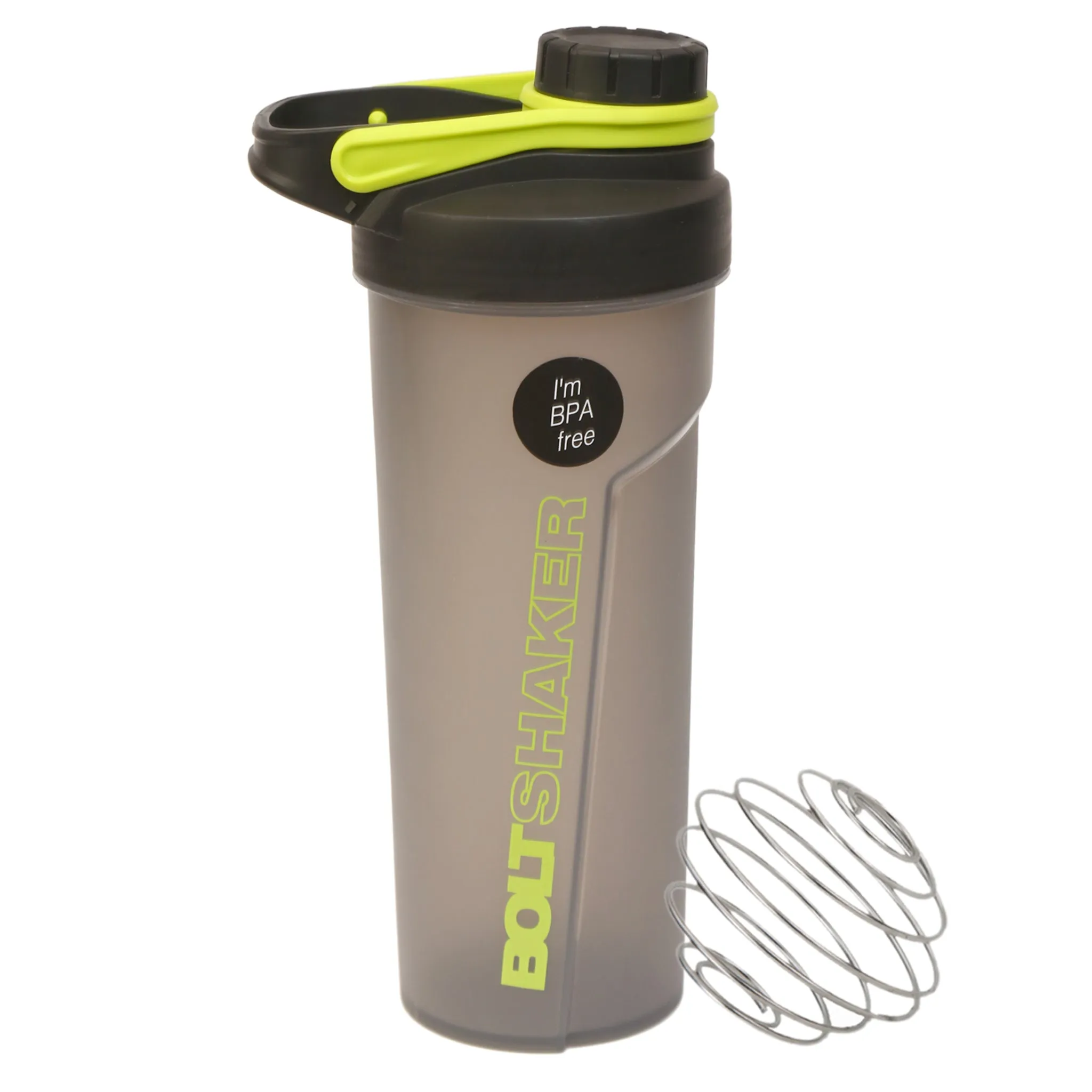 Jaypee Plus Bolt Shaker, with Wire Blending Ball, Plastic, 700ml, Grey Green