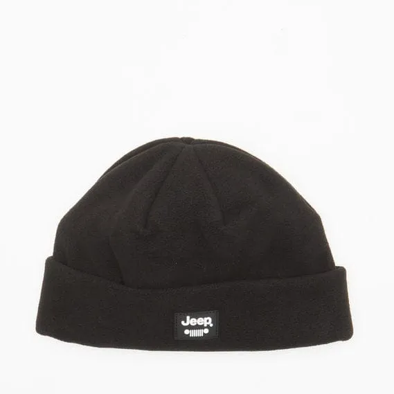 Jeep Polar Fleece Beanie Black