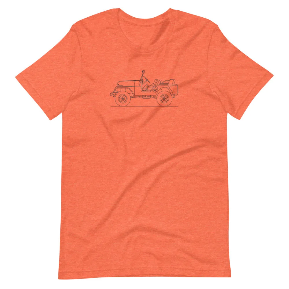 Jeep Willys CJ-5 silhouette T-shirt