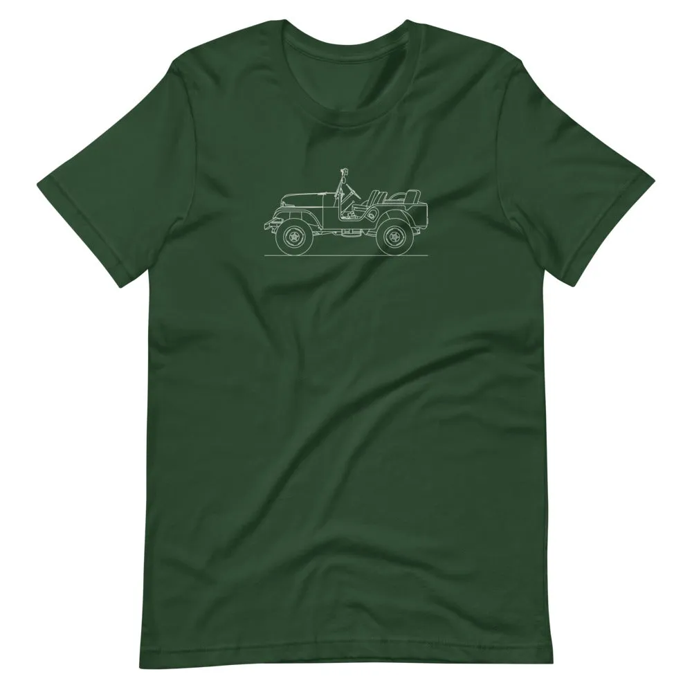 Jeep Willys CJ-5 silhouette T-shirt