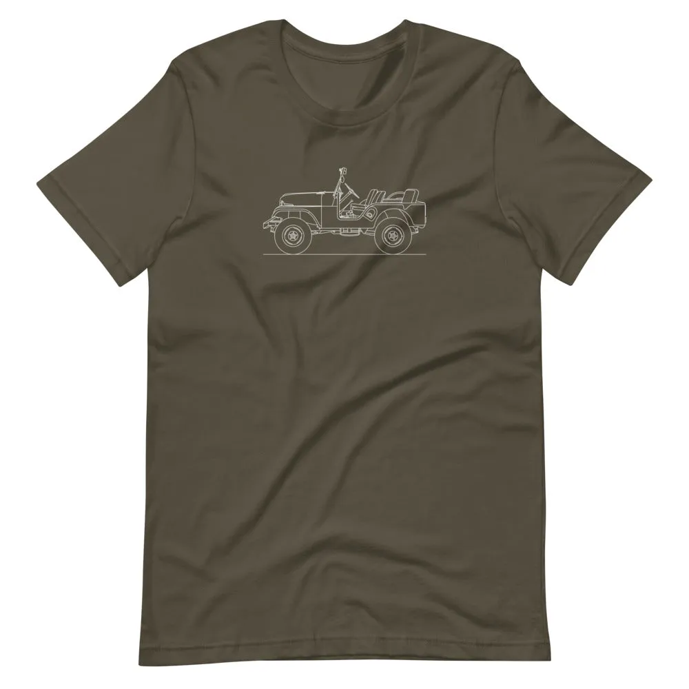 Jeep Willys CJ-5 silhouette T-shirt