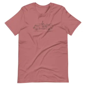 Jeep Willys CJ-5 silhouette T-shirt