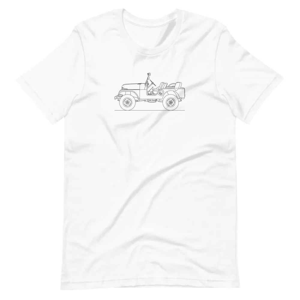 Jeep Willys CJ-5 silhouette T-shirt