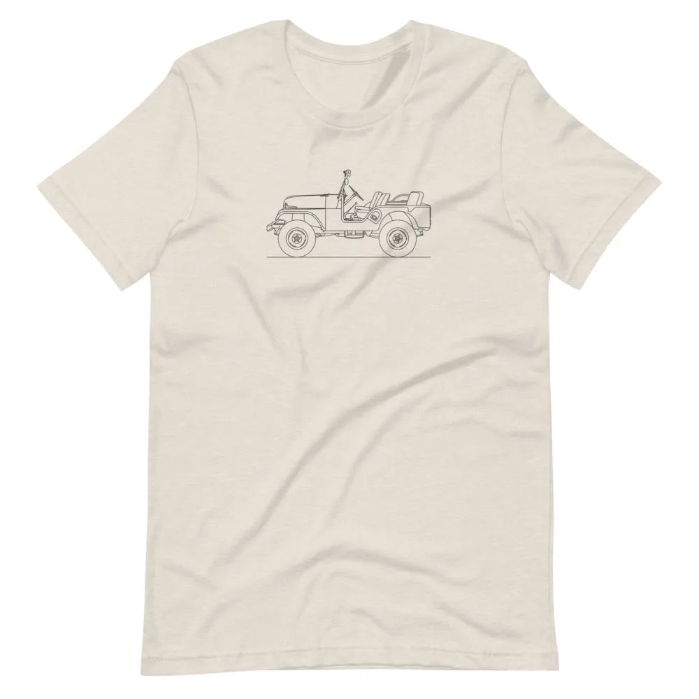 Jeep Willys CJ-5 silhouette T-shirt