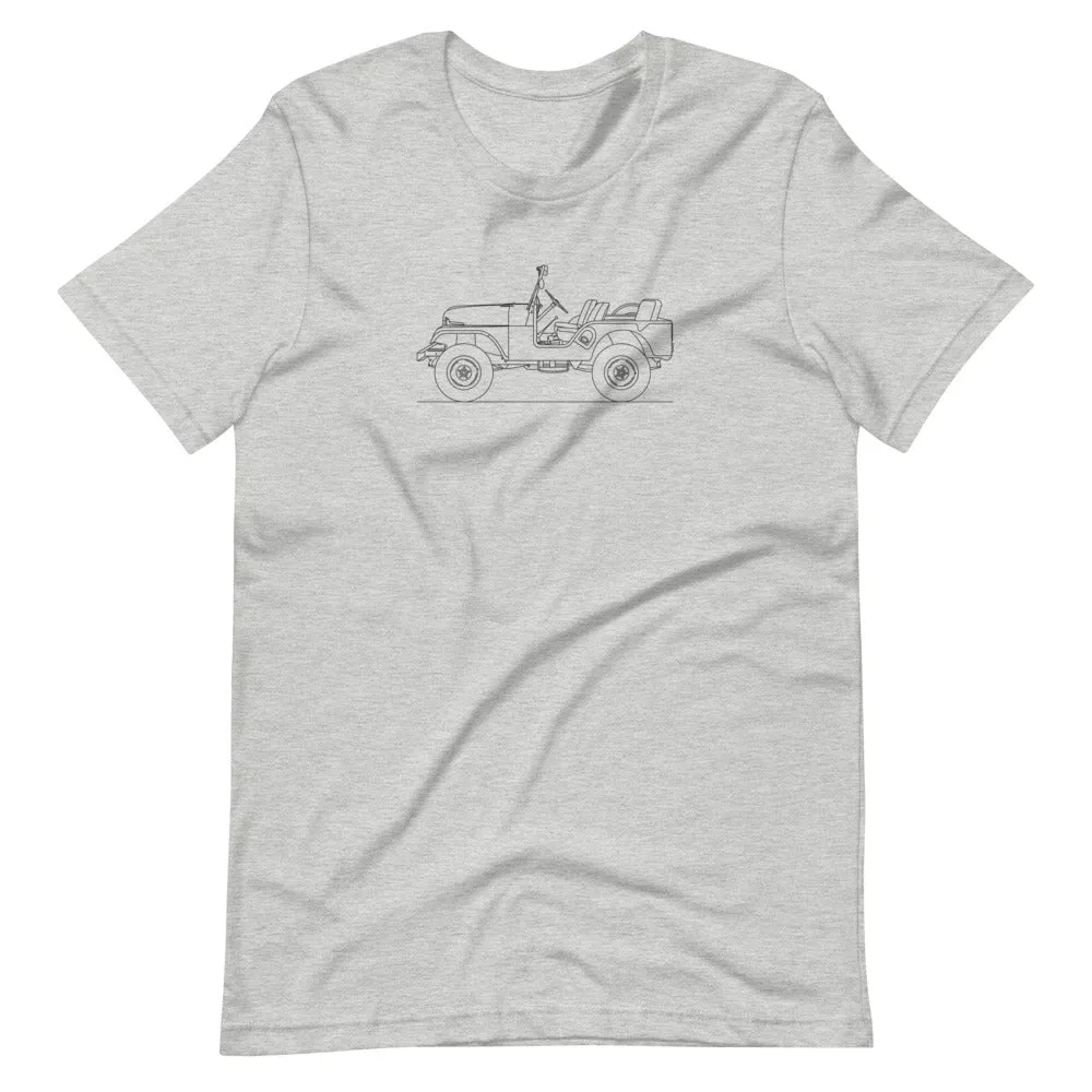 Jeep Willys CJ-5 silhouette T-shirt