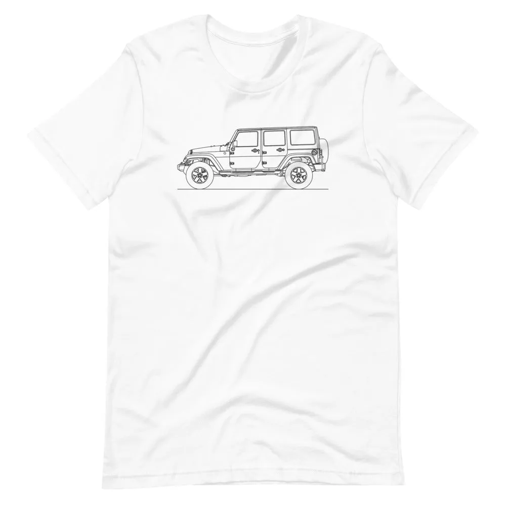 Jeep Wrangler Unlimited JK silhouette T-shirt