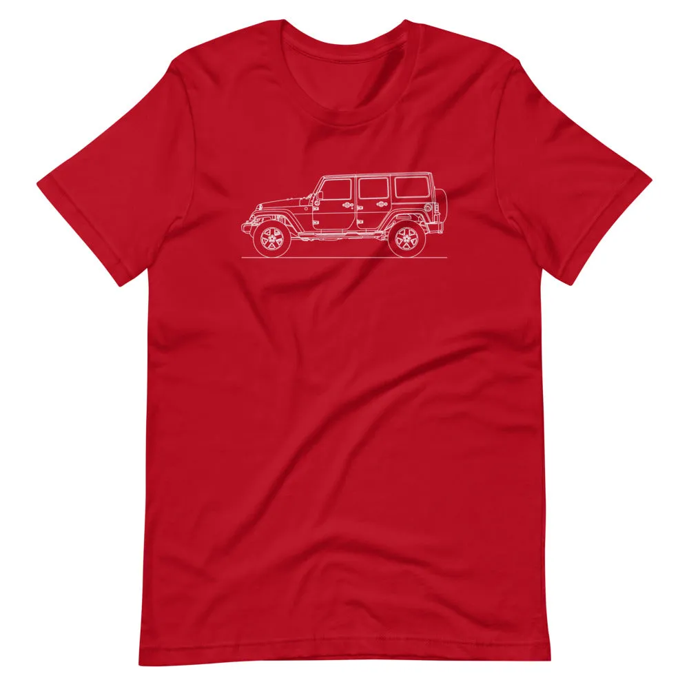 Jeep Wrangler Unlimited JK silhouette T-shirt