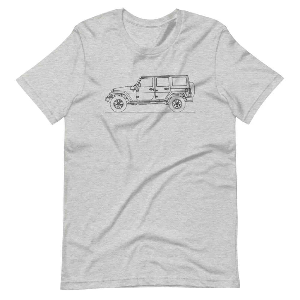 Jeep Wrangler Unlimited JK silhouette T-shirt