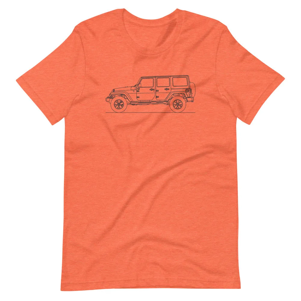 Jeep Wrangler Unlimited JK silhouette T-shirt