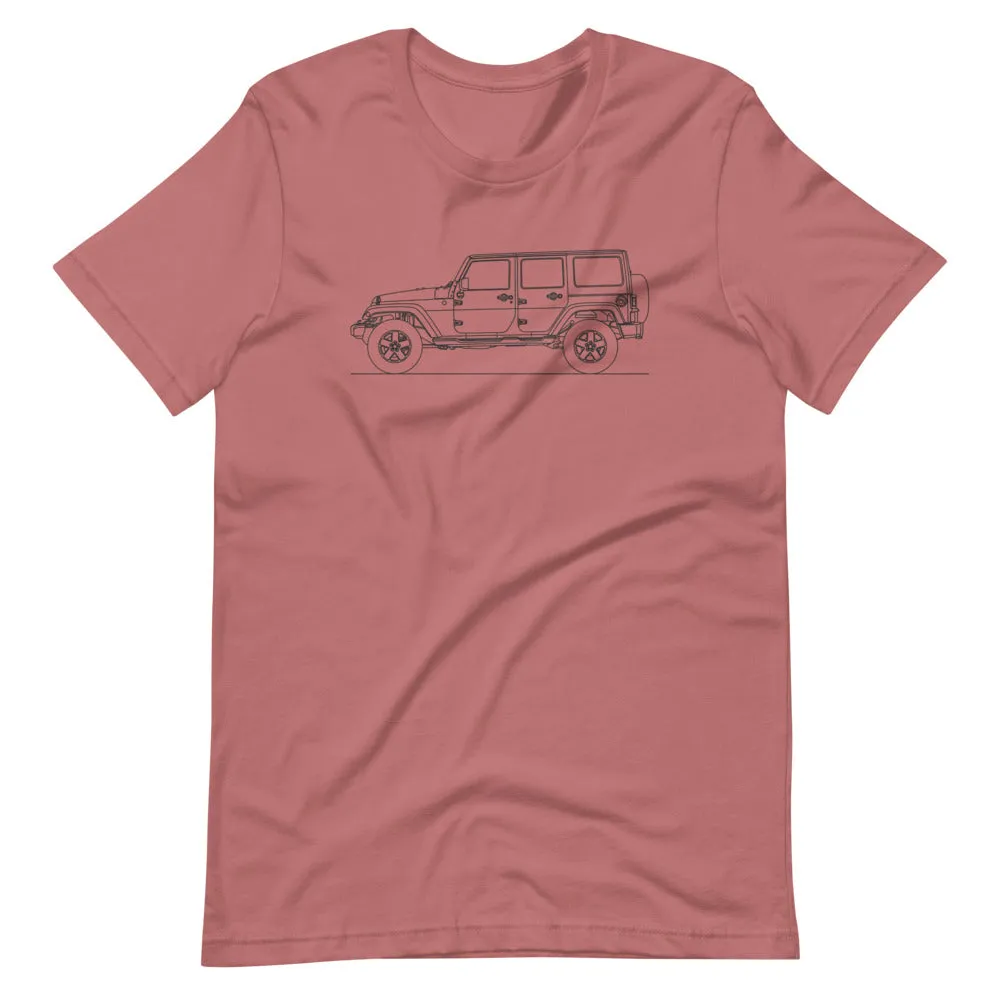 Jeep Wrangler Unlimited JK silhouette T-shirt