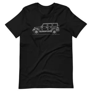 Jeep Wrangler Unlimited JK silhouette T-shirt
