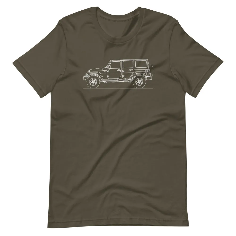 Jeep Wrangler Unlimited JK silhouette T-shirt