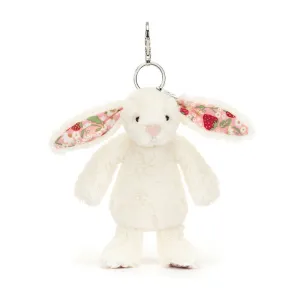 Jellycat Bashful Cream Berry Bunny Bag Charm