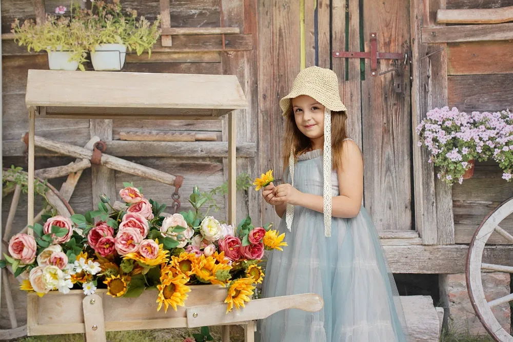 Kate Outdoor Backdrop Old Wood Barn for Photography