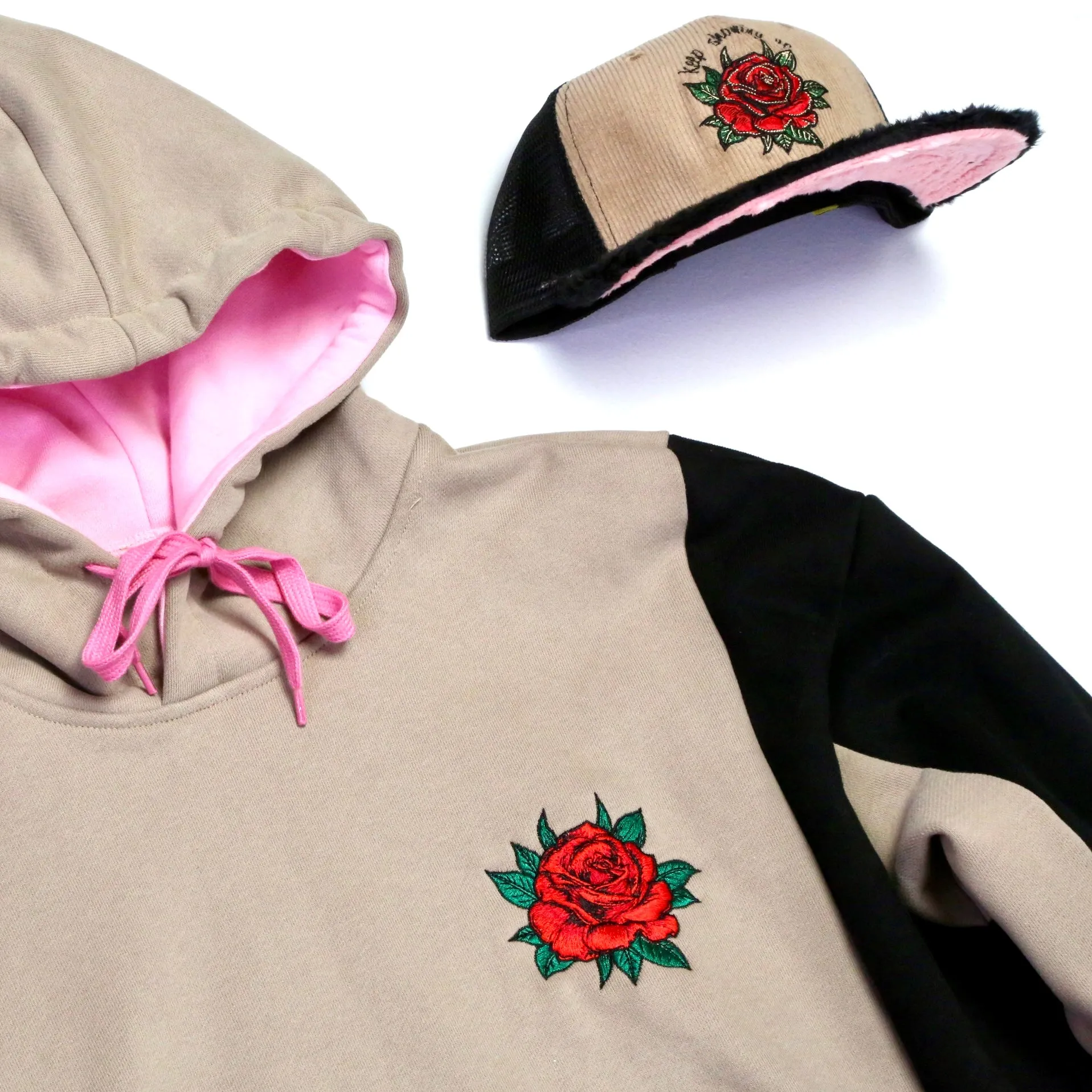 Keep Showing Up Trucker - Mocha Rose