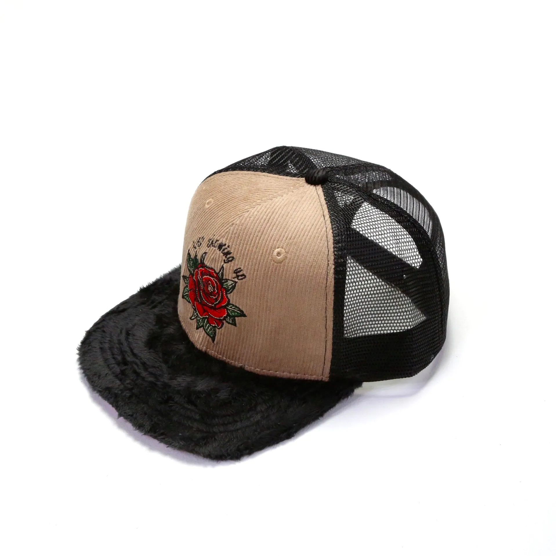Keep Showing Up Trucker - Mocha Rose