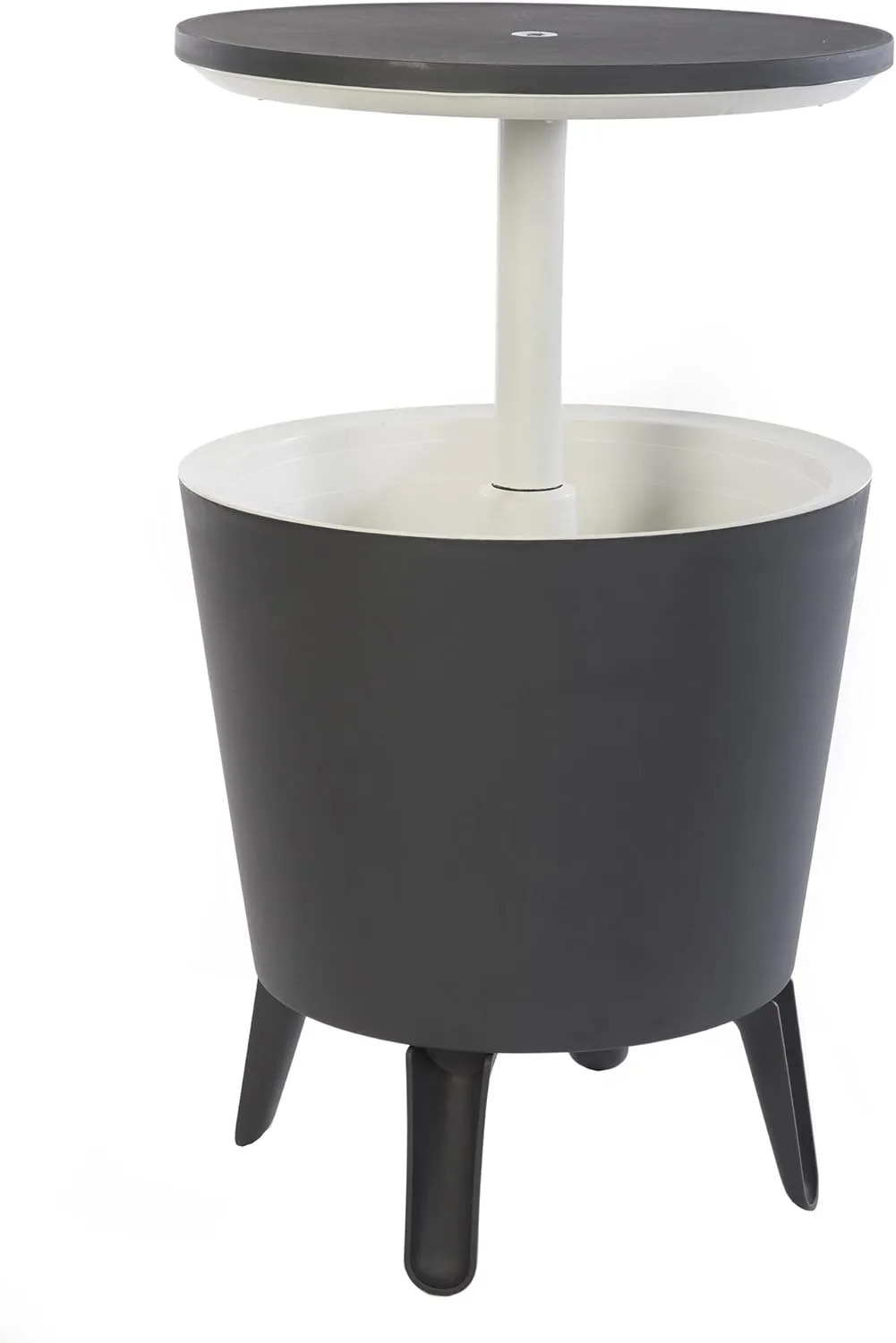 Keter 32 Qt. 2 in 1 Side Table and Bar. Weather Resistant, 20 litre beverage storage capacity to handle up to 60 cans or 40 bottles of water with ice Retails $190 