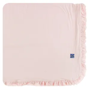 KicKee Pants Solid Ruffle Toddler Blanket