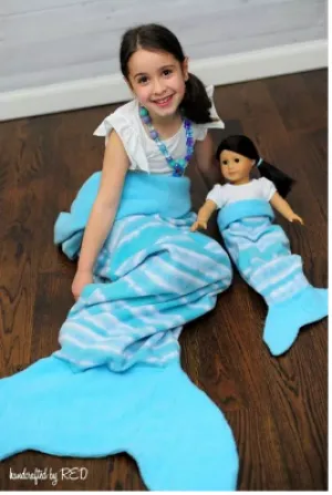 Kids Camp: Under the Sea! Mermaid & Shark Tail Blankets/Narwhal/Seahorses