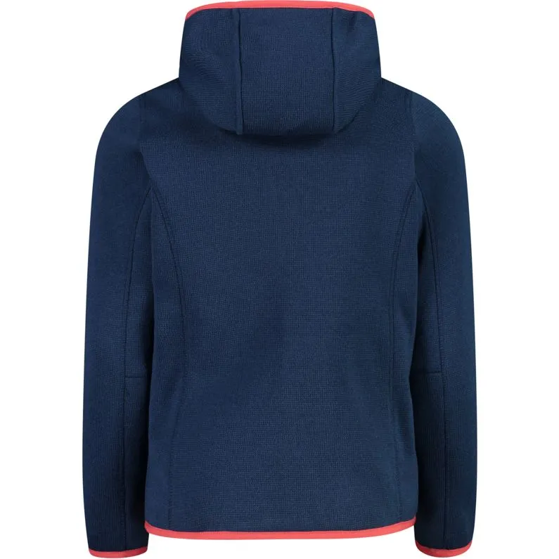Kinder Girls Strick Fleece Jacke