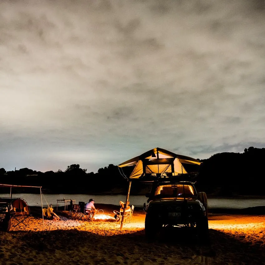 Kings - Orange LED 12v Camp Light Extension Twin Pack - (B-Stock)