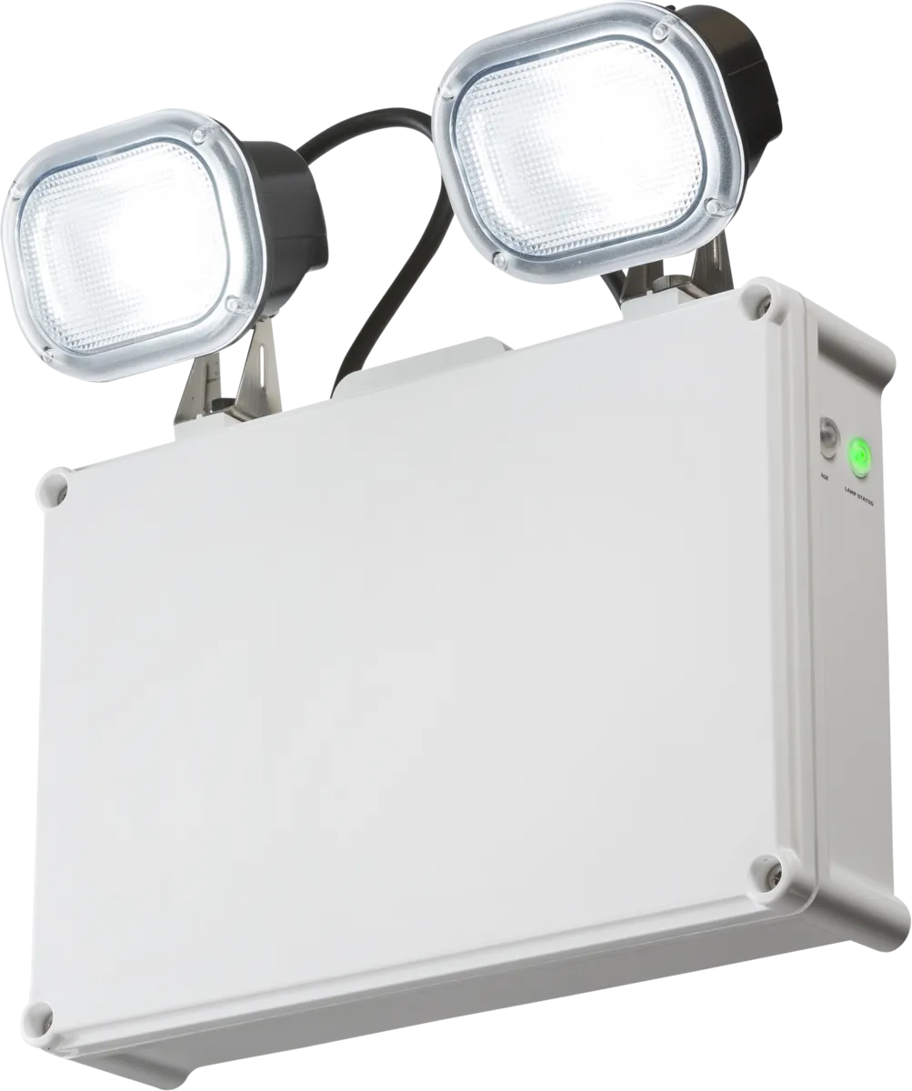 Knightsbridge EMTWINLIP 230V IP65 2x3W LED Twin Emergency Spotlight