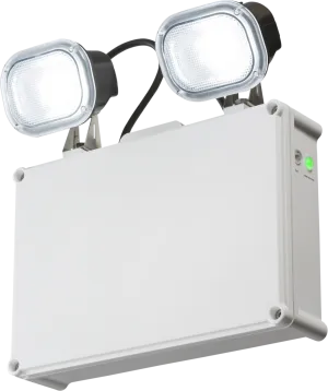 Knightsbridge EMTWINLIP 230V IP65 2x3W LED Twin Emergency Spotlight