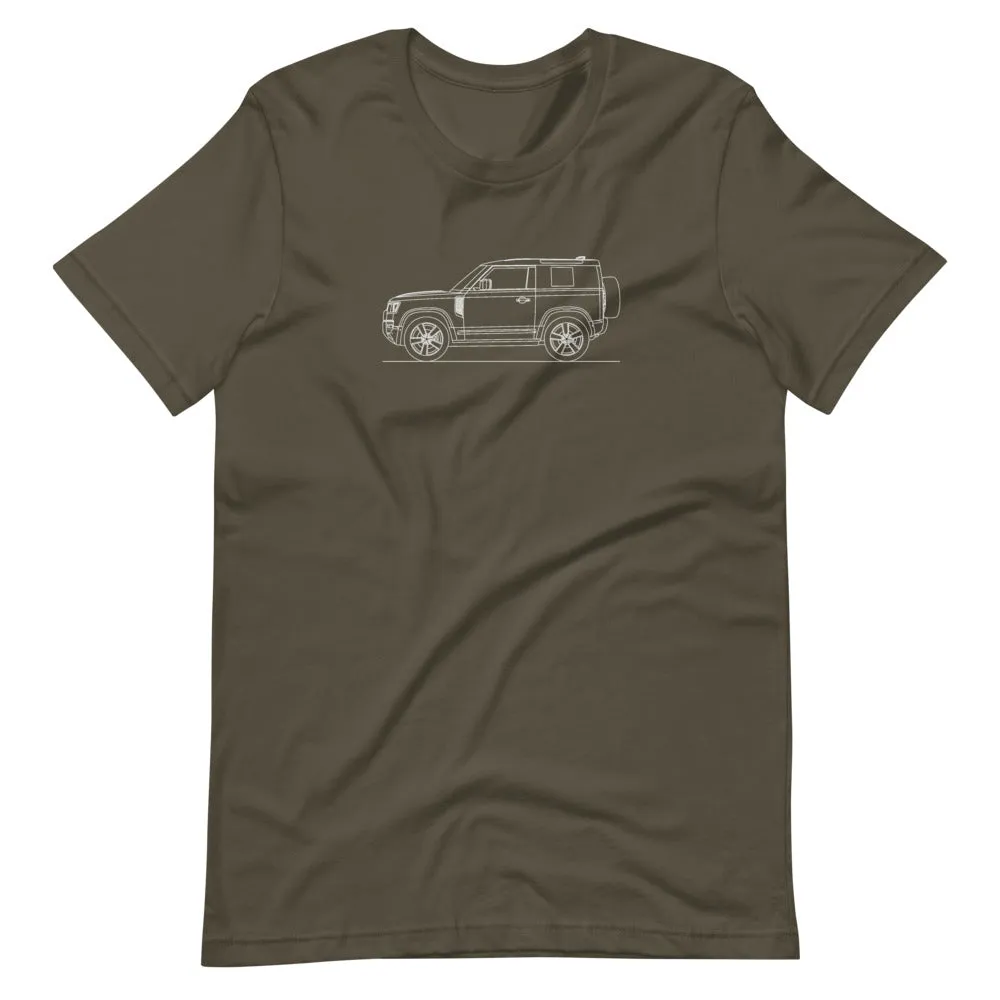 Land Rover Defender 90 L663 silhouette T-shirt