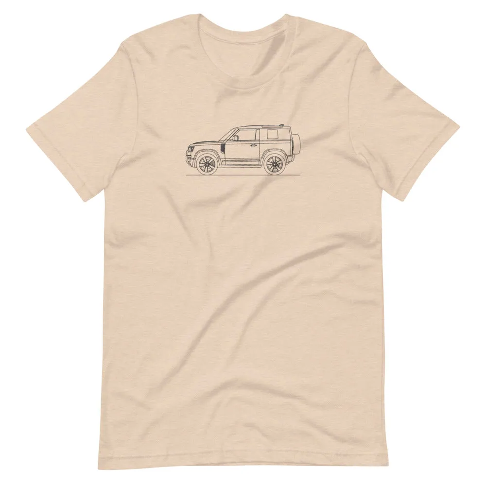 Land Rover Defender 90 L663 silhouette T-shirt