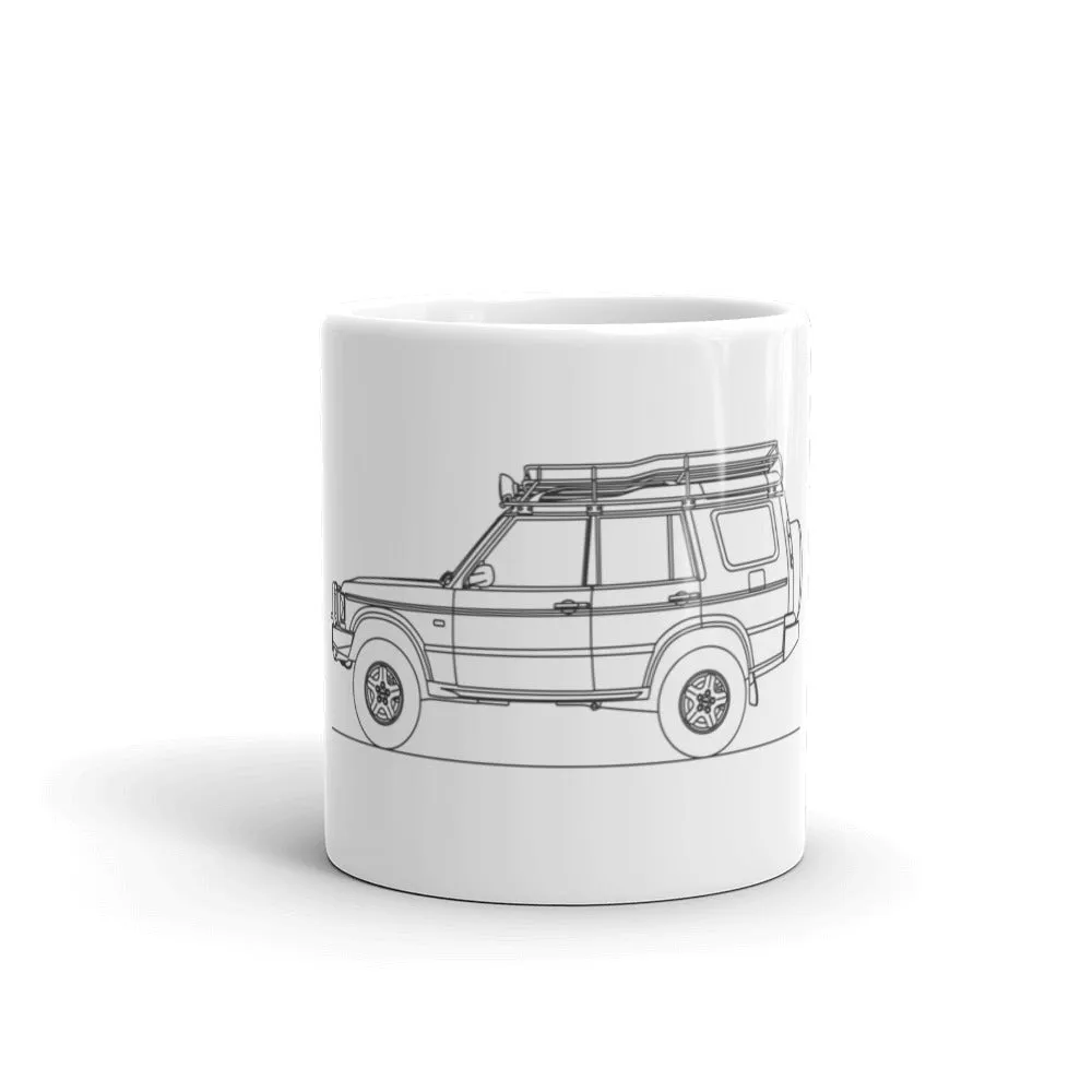 Land Rover Discovery II Silhouette Mug