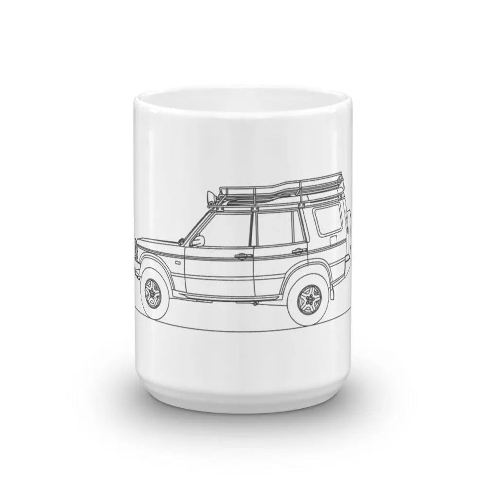 Land Rover Discovery II Silhouette Mug