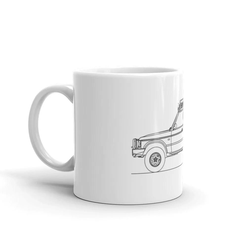 Land Rover Discovery II Silhouette Mug