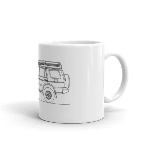 Land Rover Discovery II Silhouette Mug
