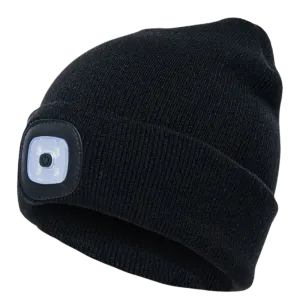 LED flashlight Rechargeable Beanie