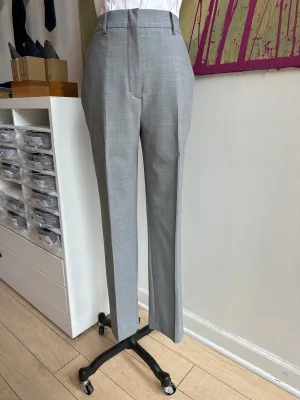 Light Gray Stretch Feminine Cut Premium Suit Pants