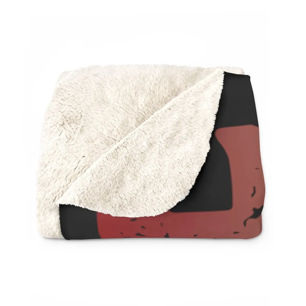 Live Free NH Granite State Sherpa Fleece Blanket