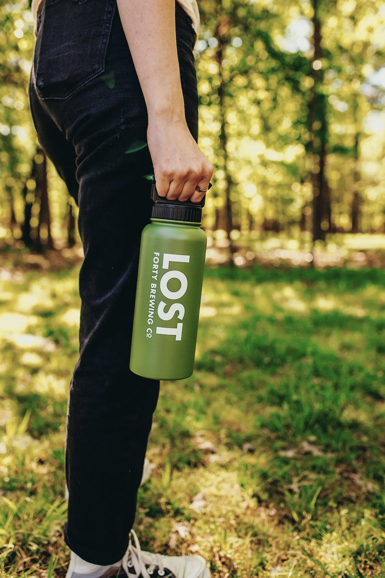 Lost Forty Double Insulated Stainless Steel 34oz Bottle