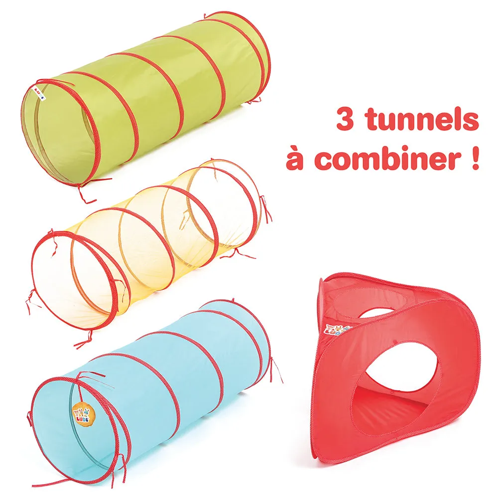 LUDI Pop-Up Multitunnel Playset