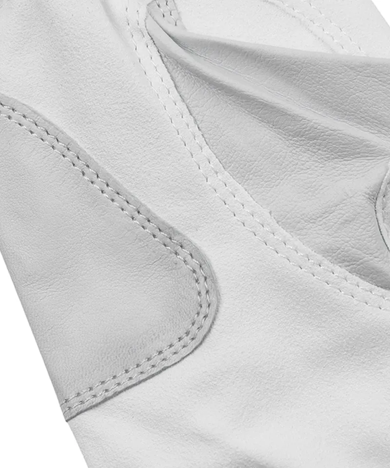 MACKY Golf: Circle Patch Golf Gloves - White