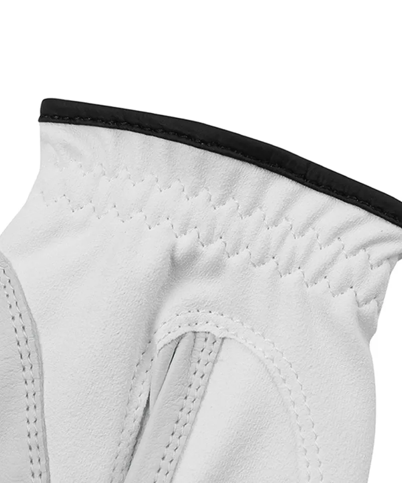 MACKY Golf: Circle Patch Golf Gloves - White