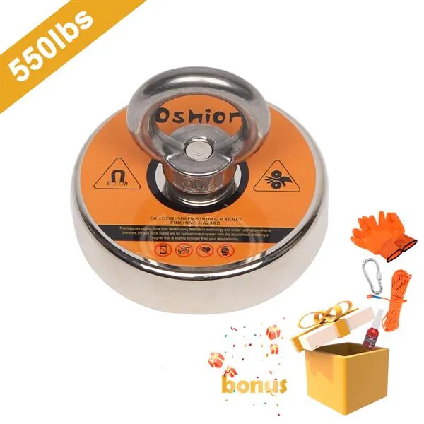 Magnet Fishing Kit with 550 lbs Pull Capacity