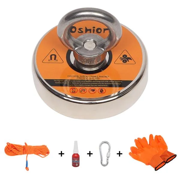 Magnet Fishing Kit with 550 lbs Pull Capacity