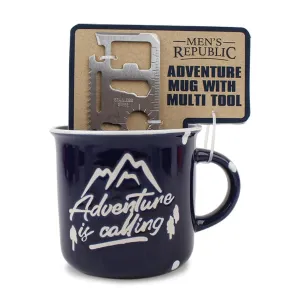 Men's Republic Adventure is Calling Mug & Multi Tool