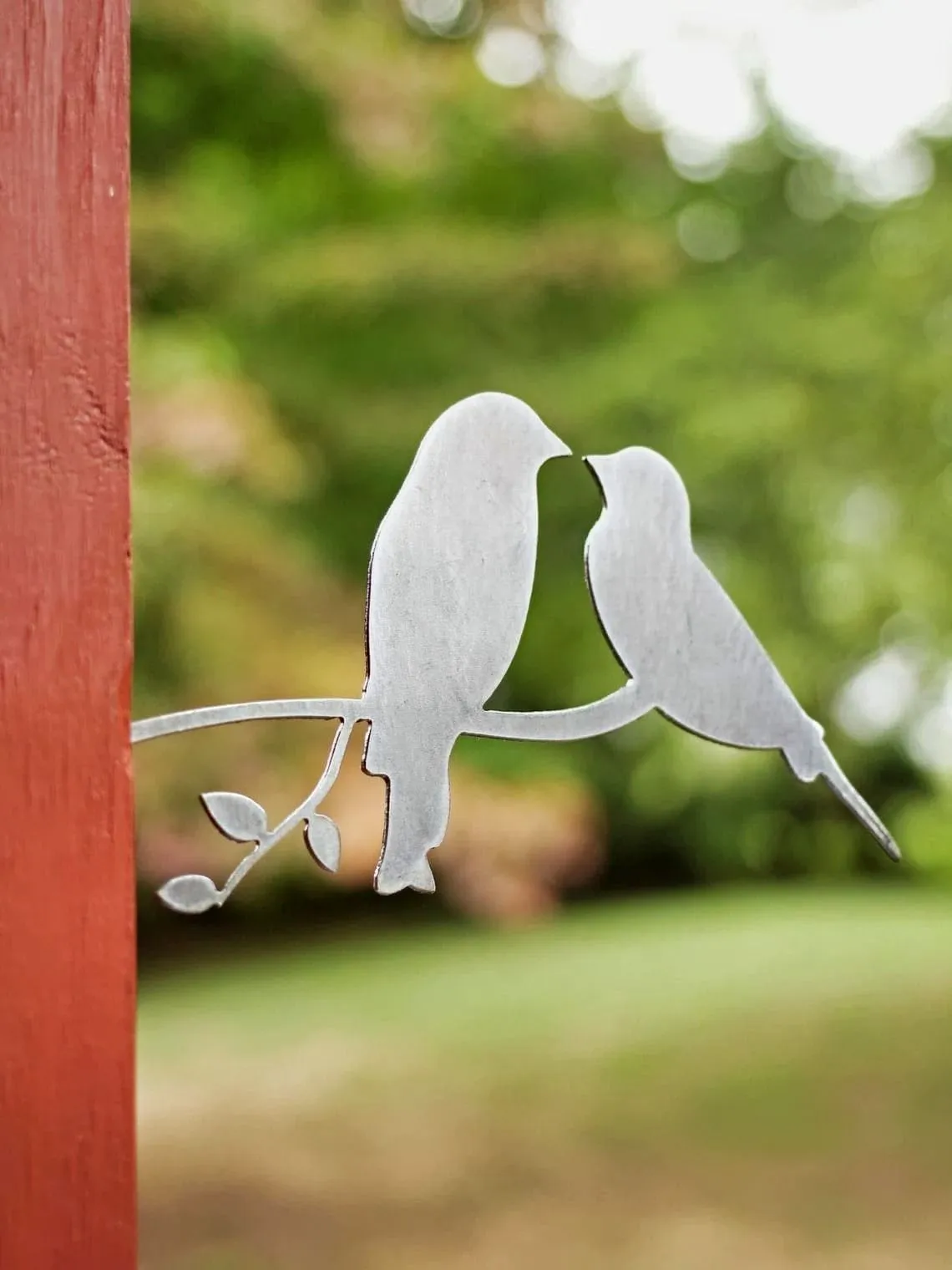 Metal Bird Statues
