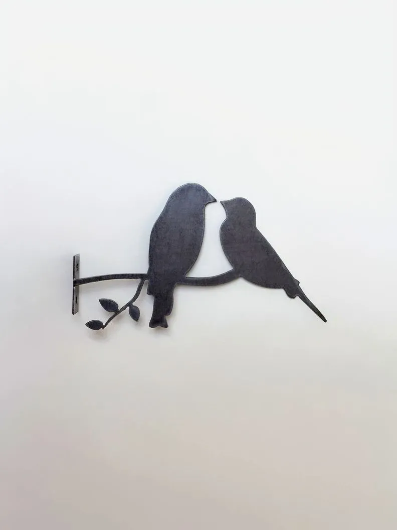 Metal Bird Statues
